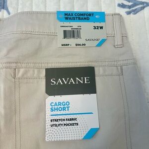Savane Men's Cargo Shorts - Moonbeam